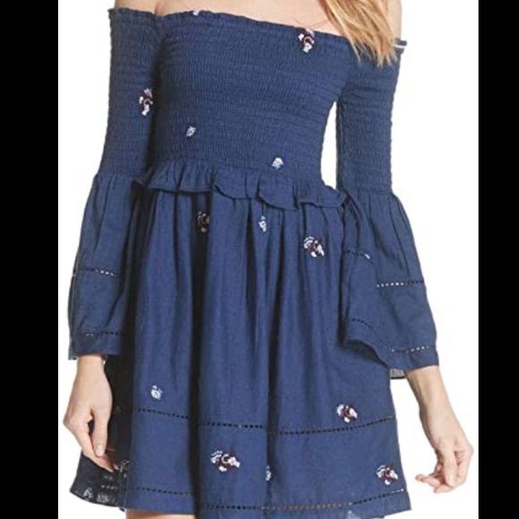 NWT FREE PEOPLE counting daises mini dress - Picture 5 of 9